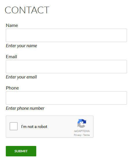 reCAPTCHA type 2 on Forms
