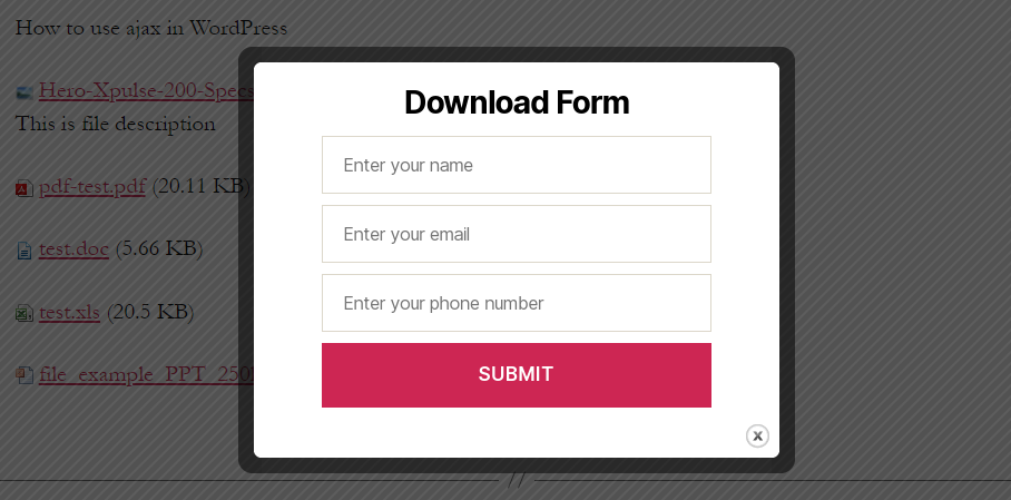 Download Form