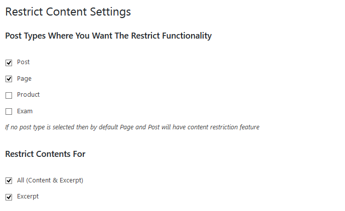 Add-on Settings Page